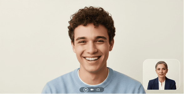 Example of a video therapy session in Feelpath